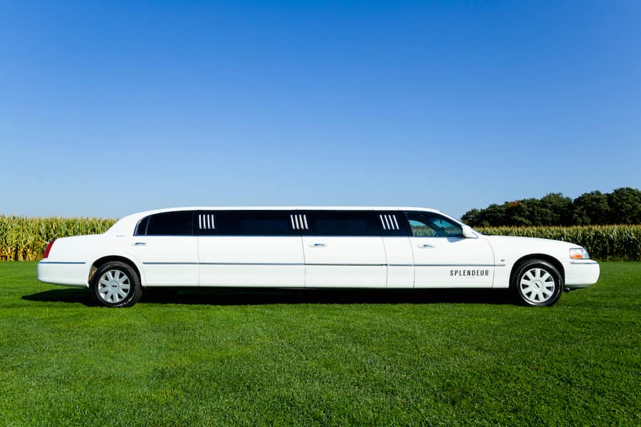 Lincoln (wit) Witte Lincoln limousine verhuur